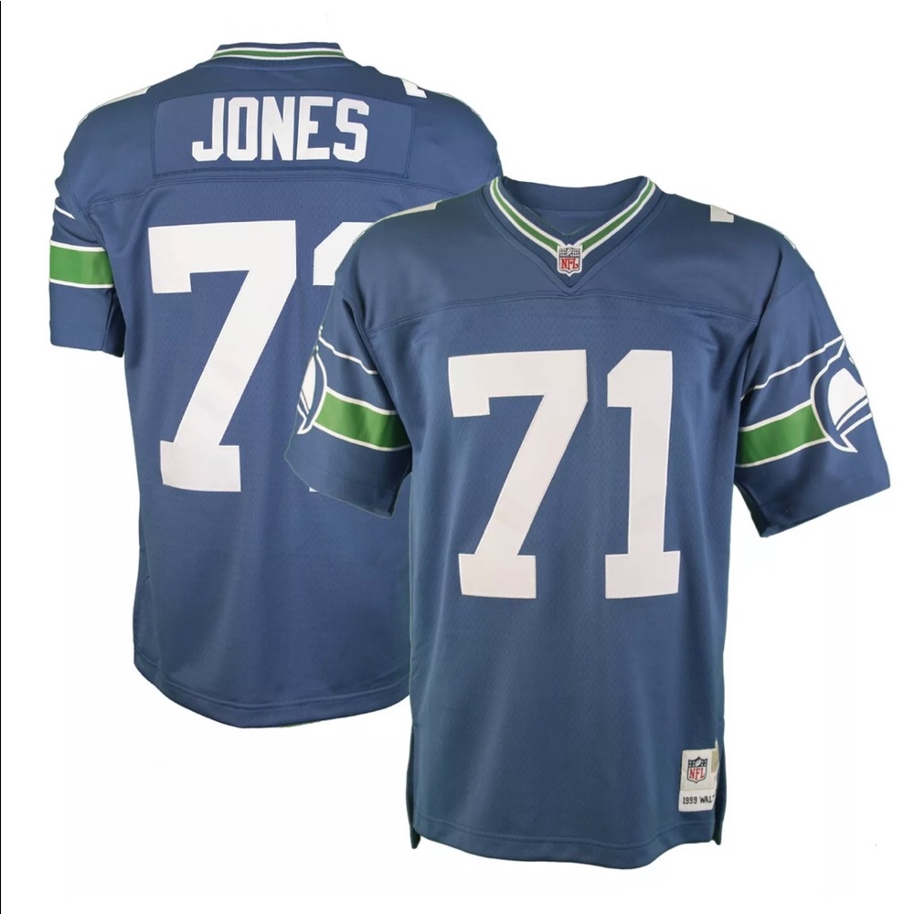 Seahawks Mitchell & Ness Walter Jones XXL Jersey